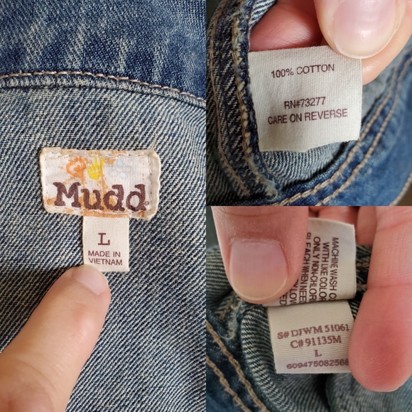 EUC Mudd medium wash denim jacket - Picture 5 of 5